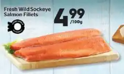 Calgary Co-op Fresh wild sockeye salmon fillets offer