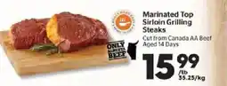 Calgary Co-op Marinated top sirloin grilling steaks offer