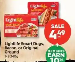 Calgary Co-op Lightlife smart dogs bacon or original ground offer