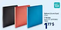 Walmart Pen+ Gear 1" Binder offer