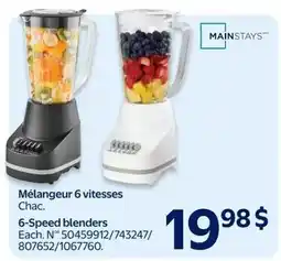 Walmart Mainstays 6-Speed Blenders offer