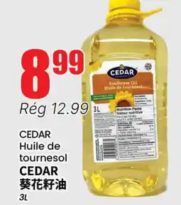 Btrust Supermarket CEDAR Huile de tournesol offer
