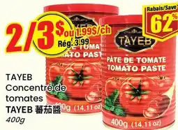 Btrust Supermarket TAYEB Concentré de tomates offer