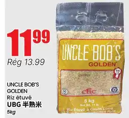 Btrust Supermarket UNCLE BOB'S GOLDEN Riz étuvé offer