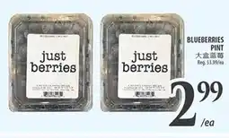 Al Premium Food Mart Blueberries pint offer