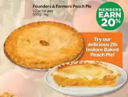 Calgary Co-op Founders & Farmers Peach Pie offer