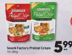 Calgary Co-op Snack Factory Pretzel Crisps offer