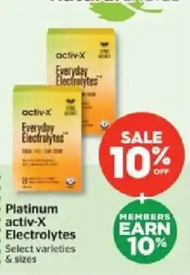 Platinum activ-X Electrolytes