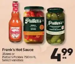 Calgary Co-op Frank's Hot Sauce offer