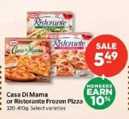 Calgary Co-op Casa di mama or ristorante frozen pizza offer