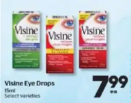 Calgary Co-op Visine Eye Drops offer