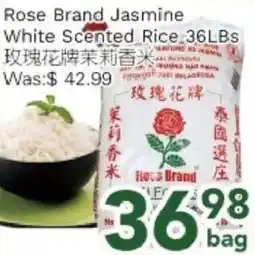 Ample Food Market Rose Brand Jasmine White Scented Rice offer