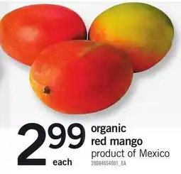 Loblaws organic red mango offer