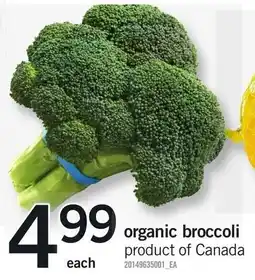 Loblaws organic broccoli offer