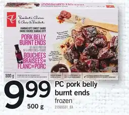 Loblaws PC pork belly burnt ends offer
