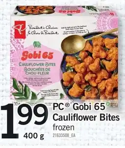 Loblaws PC Gobi 65 Cauliflower Bites offer