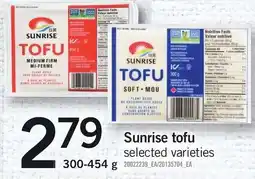 Loblaws Sunrise tofu offer
