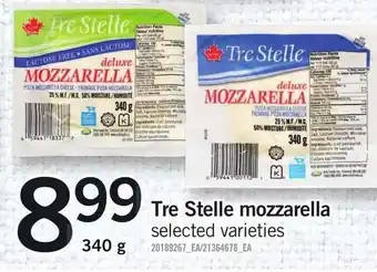 Loblaws Tre Stelle mozzarella offer
