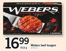 Loblaws Webers beef burgers offer