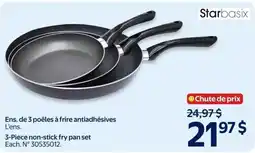 Walmart Starbasix non-stick fry pan set offer
