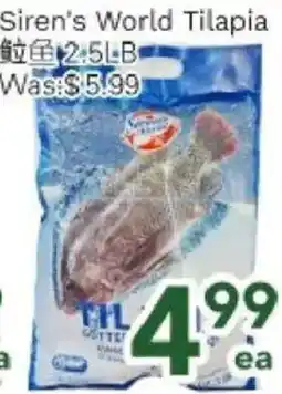 Ample Food Market Siren's World Tilapia offer