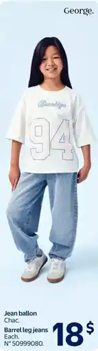 Walmart George Barrel leg jeans offer