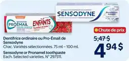 Walmart Sensodyne or Pronamel toothpaste offer