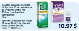 Walmart Systane Complete eye drops or Opti-Free contact lens solution offer
