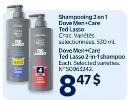 Walmart Dove Men+Care Ted Lasso 2-in-1 shampoo offer