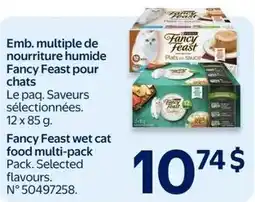 Walmart Fancy Feast wet cat food multi-pack offer