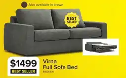 Leon's Virna Full Sofa Bed - Grey offer