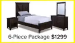 Leon's Tahoe 6-Piece Twin Bedroom Package - River Rock offer