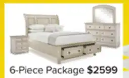 Leon's Windchester 6-Piece Queen Storage Bedroom Package - Grey offer