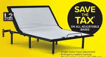 Leon's L2 Motion Twin XL Adjustable Base 2.0 offer