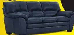 Leon's Kendrick Leather Sofa - Blue offer
