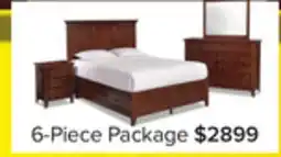 Leon's San Mateo 6-Piece Full Storage Bedroom Package - Tuscan offer