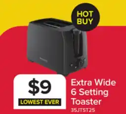 Leon's 2-Slice Extra Wide Slot Toaster - Black offer