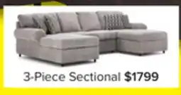 Leon's Jupiter 3-Piece Sectional - Ash Grey offer