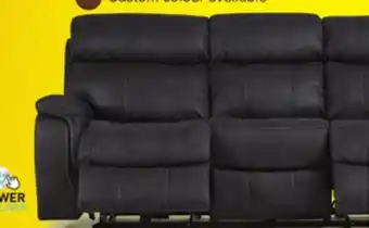Leon's Haven Dual Power Reclining Sofa - Grey offer