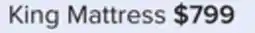 Leon's King Mattress offer