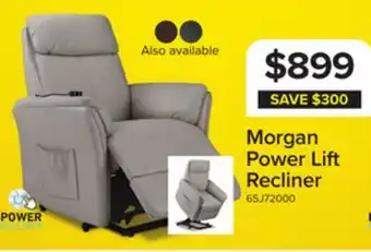 Leon's Morgan Power Lift Recliner - Taupe offer
