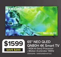 Leon's Samsung 65 Neo QLED QN80H 4K Vision AI Smart TV - QN65QN80HAFXZC offer