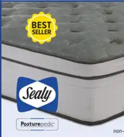 Leon's Sealy Posturepedic Correct Comfort 4 Firm Eurotop Queen Mattress offer