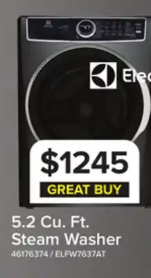 Leon's Electrolux Titanium Front Load Steam Washer (5.2 Cu. Ft.) - ELFW7637AT offer