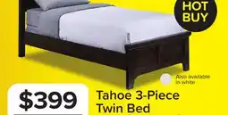 Leon's Tahoe 3-Piece Twin Bed - River Rock offer