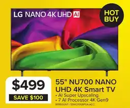 Leon's LG 55 4K Smart NANO UHD NU700 TV - 55NU700BPUA.ACC offer