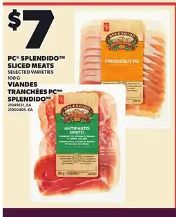 Independent City Market PC SPLENDIDO SLICED MEATS offer