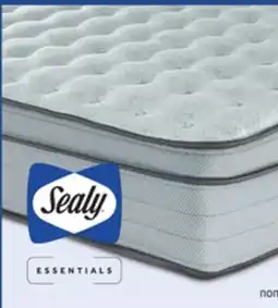 Leon's Sealy Essentials Remy II Firm Eurotop Queen Mattress offer