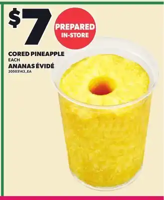 Independent City Market CORED PINEAPPLE offer