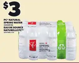 Independent City Market PC NATURAL SPRING WATER offer